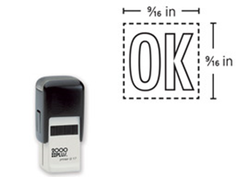 2000 Plus® Self-Inking Printer Q17  Square Stamp
