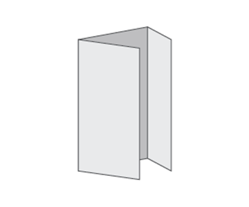 Custom Tri-Fold Menu, Durable and Disposable Restaurant Menus,  8.5 x 14