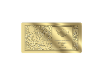 1 1/2" x 3" Rectangle Blind Embossed