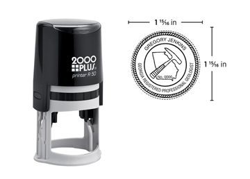 2000 Plus® Self-Inking  Printer R50 Notary Round Stamp