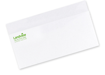 One PMS Spot Color Envelopes - Raised Print