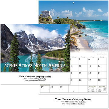 SCENES ACROSS AMERICA WALL CALENDAR