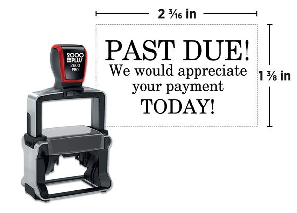 2000 Plus® Pro 2600 Heavy Duty Self-Inking Stamp