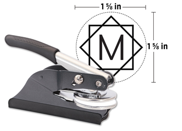 Custom Pocket Embosser, 1 5/8"