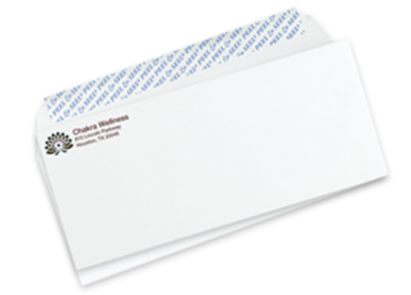 #10 Envelope, Security Tint, Peel and Seal || Custom Envelopes || Spot Color