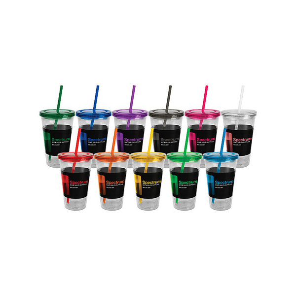 Full Color Sunsplash Tumbler || Custom Drinkware || 16 oz, Full Color