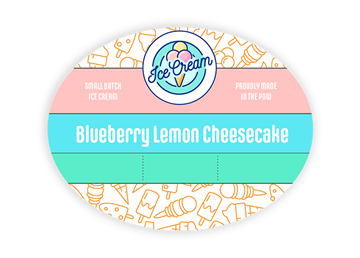 Oval Labels || Custom Labels || 2 7/8" x 3 3/4", Full Color