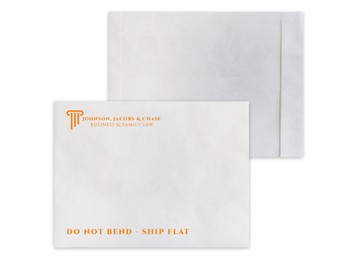 Tyvek® Envelope 9" x 12" Catalog || Custom Envelopes || Zip Stick®, 1 PMS Color Imprint