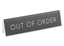 Engraved Table Tent Sign || Custom Indoor Signs || Horizontal, 2" x 8"