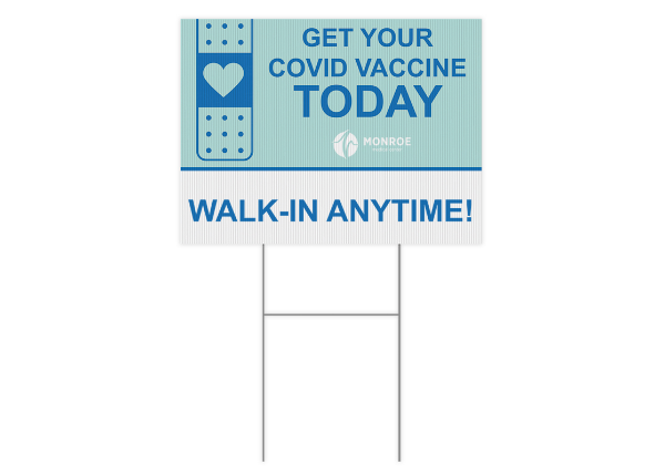 Full Color Yard Sign with Stake || Custom Outdoor Signs || Horizontal, 24"x 18", 2 Sided